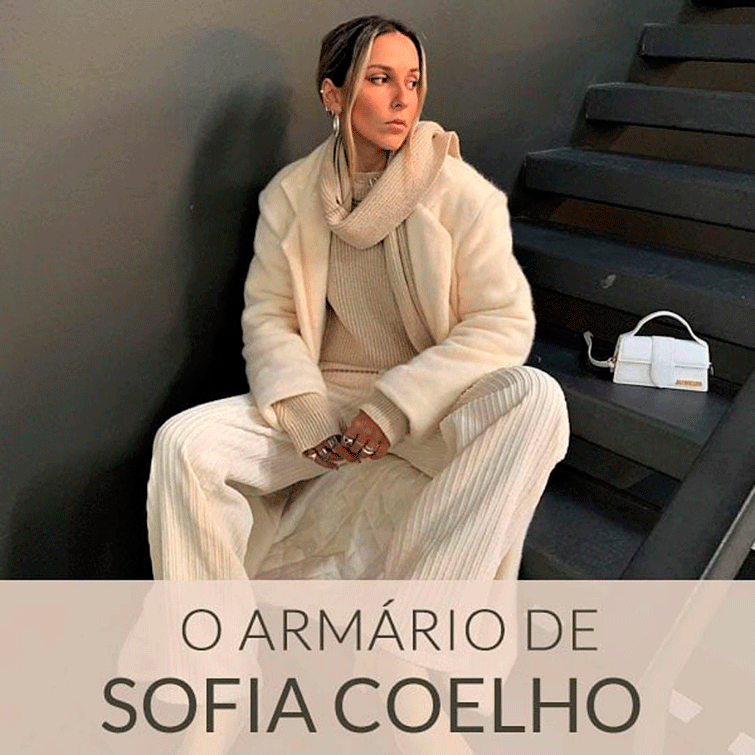 Foto da influencer Sofia Coelho que tem o seu armário à venda na Micolet