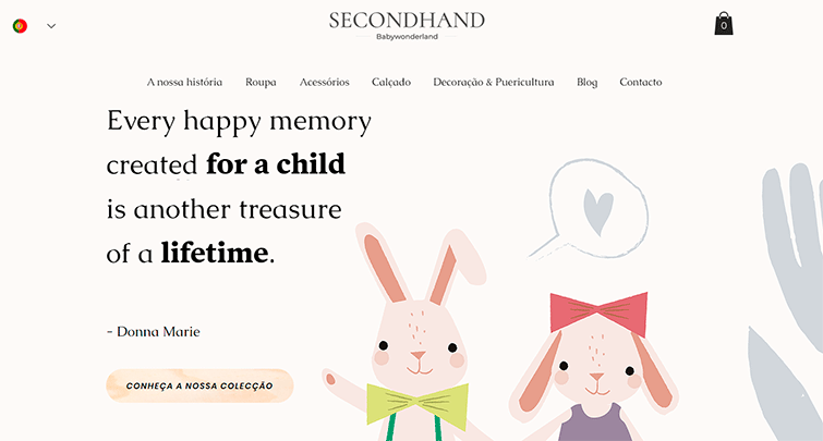 Second hand baby wonderland site de roupa infantil em segunda mão